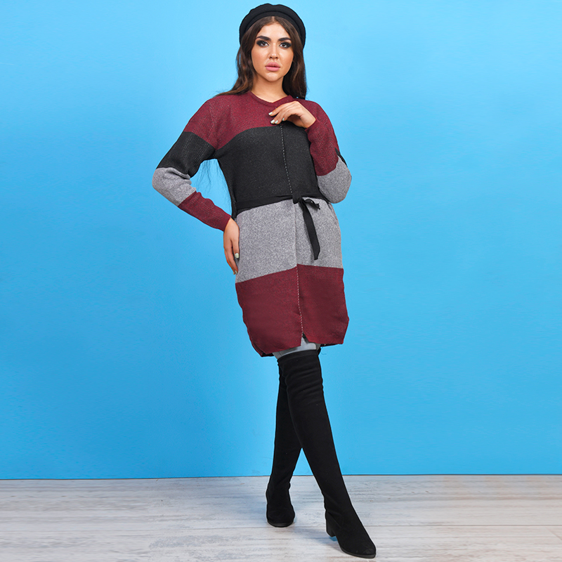 مانتو بافت دخترانه مدل FERYAL