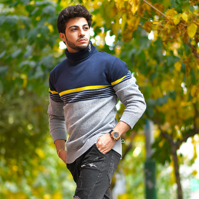 پلیور بافت مردانه مدل Badram
