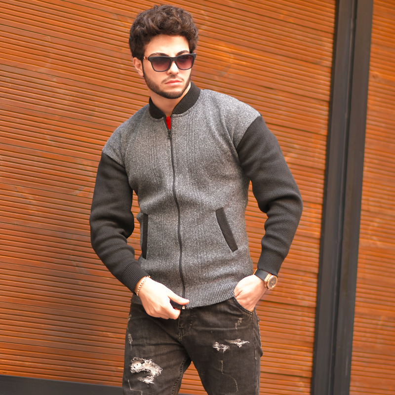 سوئیشرت بافت مردانه مدل Biner