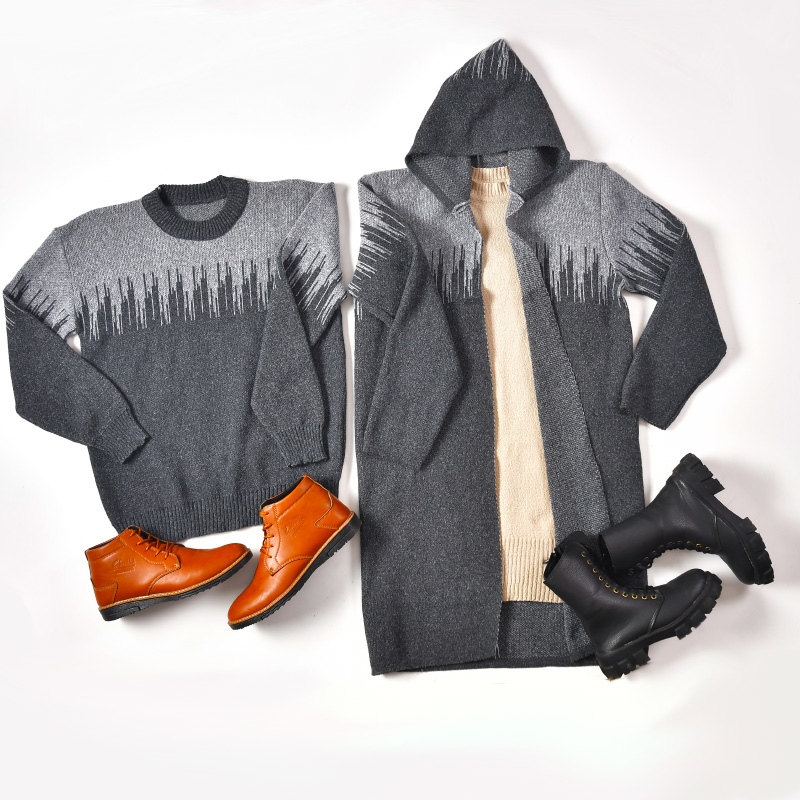 ست مانتو پلیور بافت مدل Dadvar