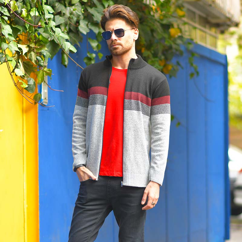 سوئیشرت بافت مردانه مدل Sayman