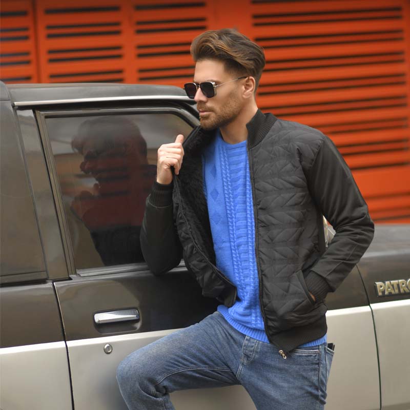 سوئیشرت تمام خز مردانه مدل Atash