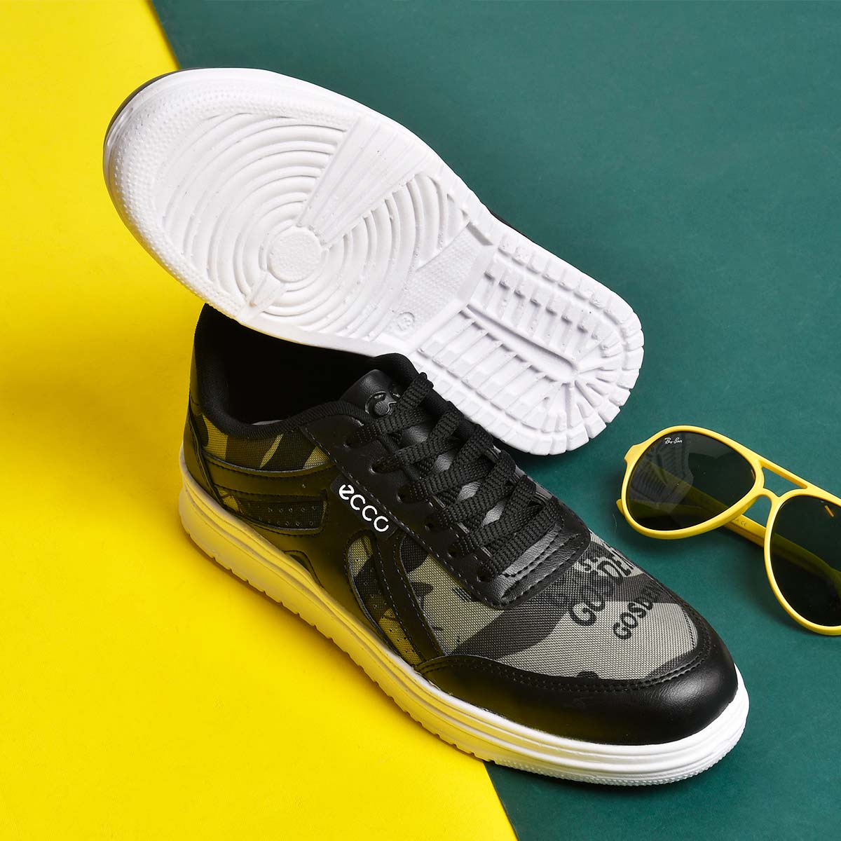 کفش مردانه eccoچریکی مدل bakhsha