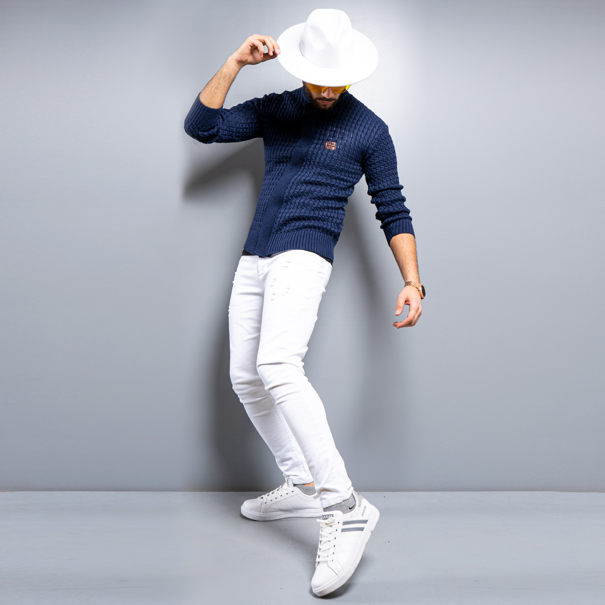 سوئیشرت بافت مردانه مدل Garen