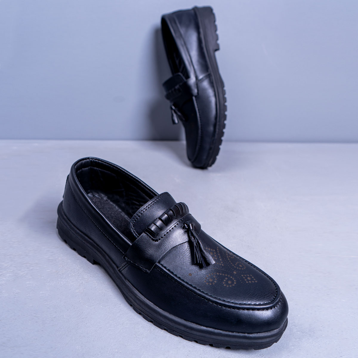 كالج مردانه مشكي مدل Farly