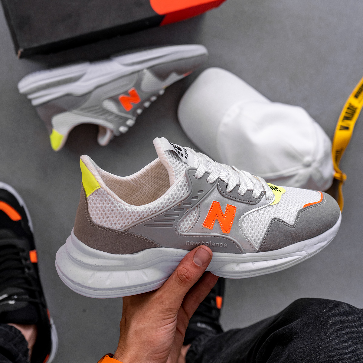 كفش ورزشي مردانه طوسي مدل Nadin