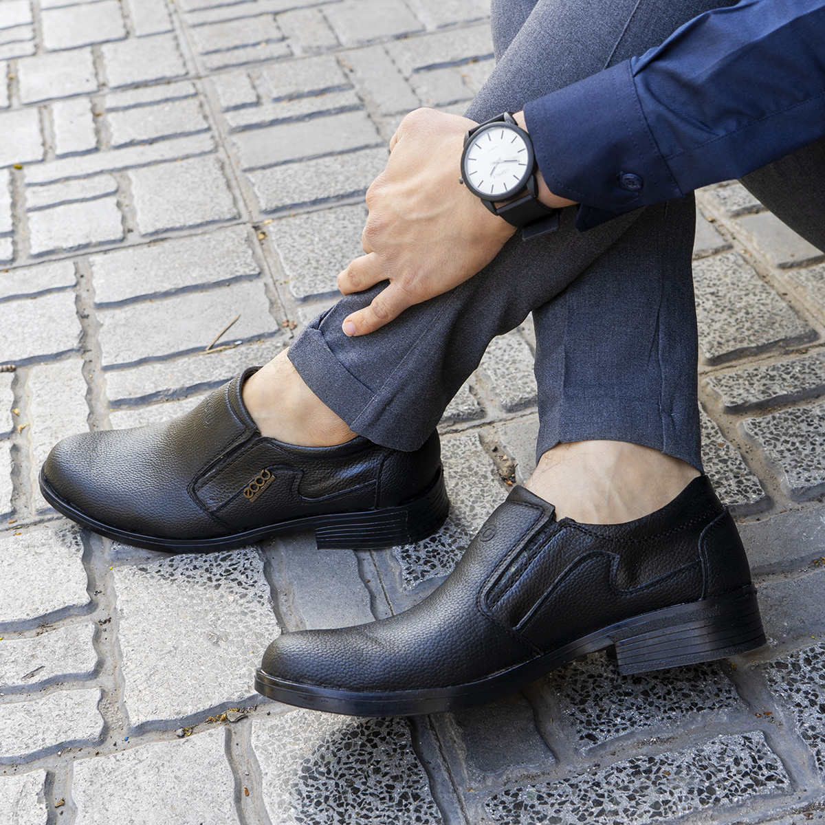 کفش ecco مردانه مشکی مدل Harison