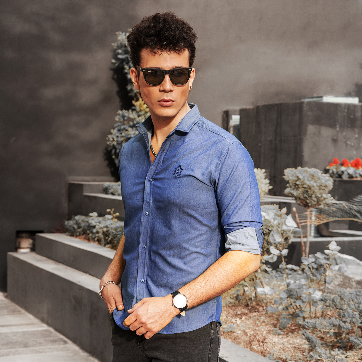 پيراهن مردانه طرح لي مدل Vider