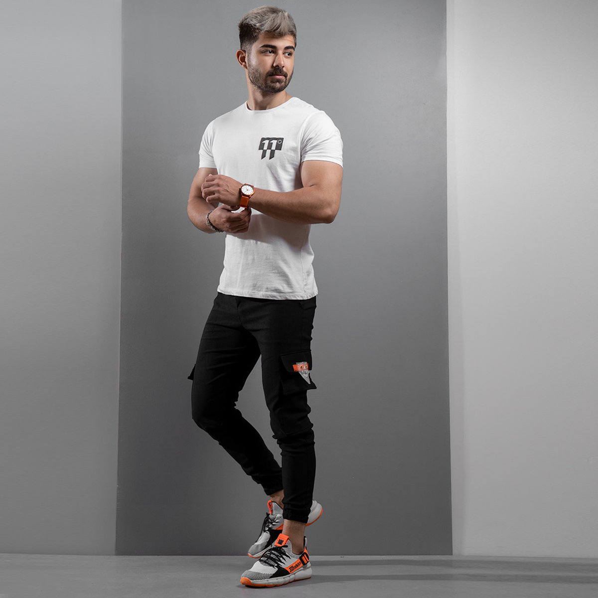 شلوار اسلش مردانه مشكي مدل Morgan