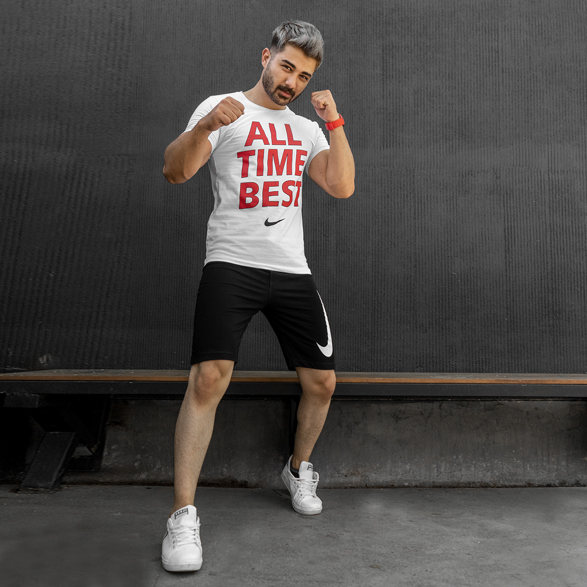 ست تیشرت شلوارک All Time Best مردانه مدل Arnavi