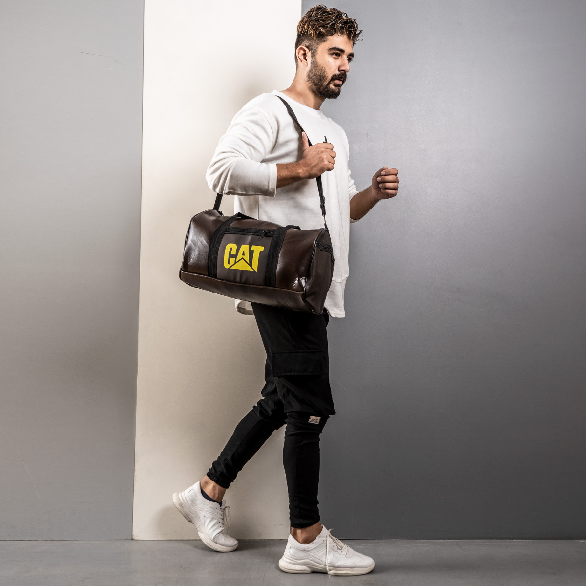 ساک CAT قهوه ای مدل Pilar