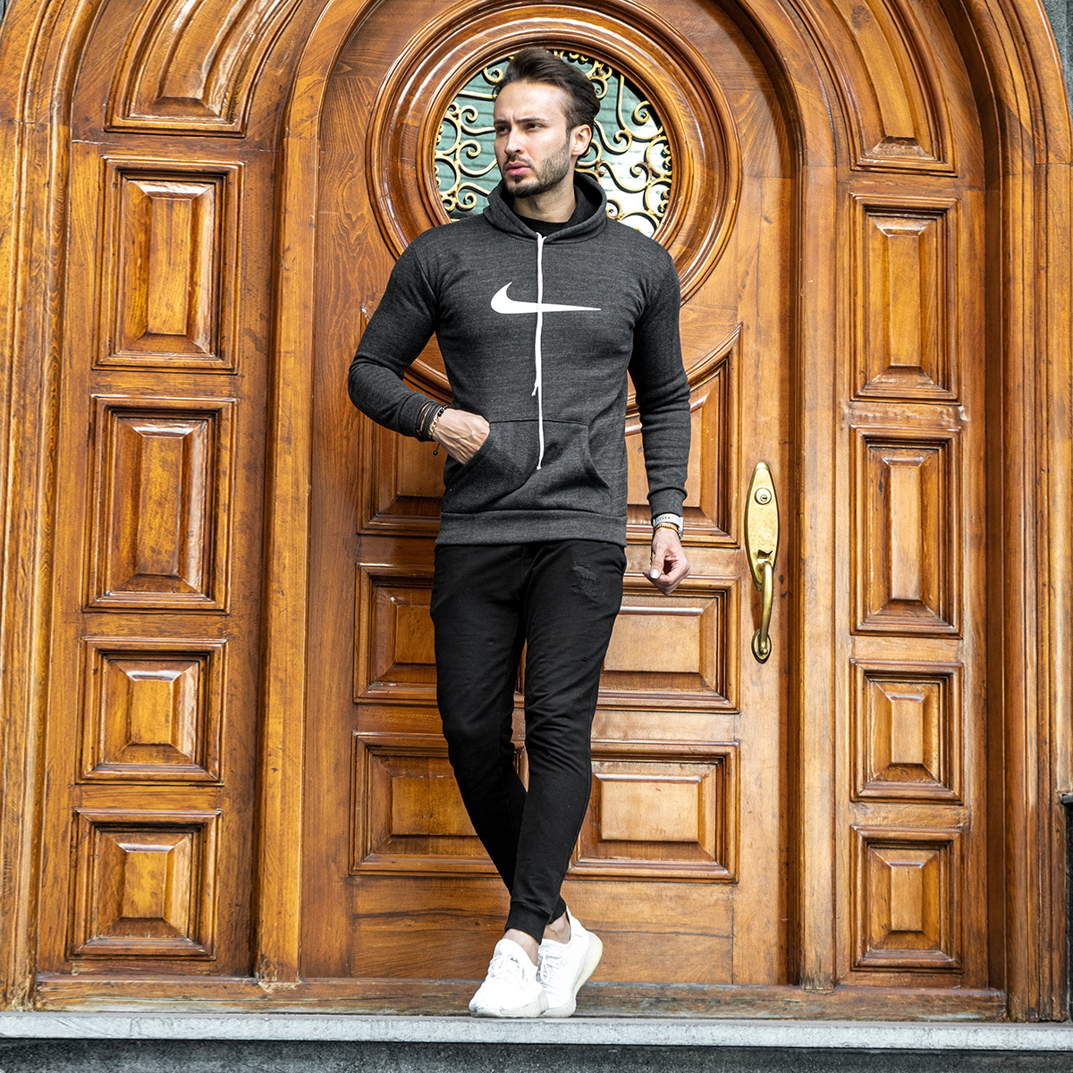 هودی کلاه دار نایک مردانه مدل Honam