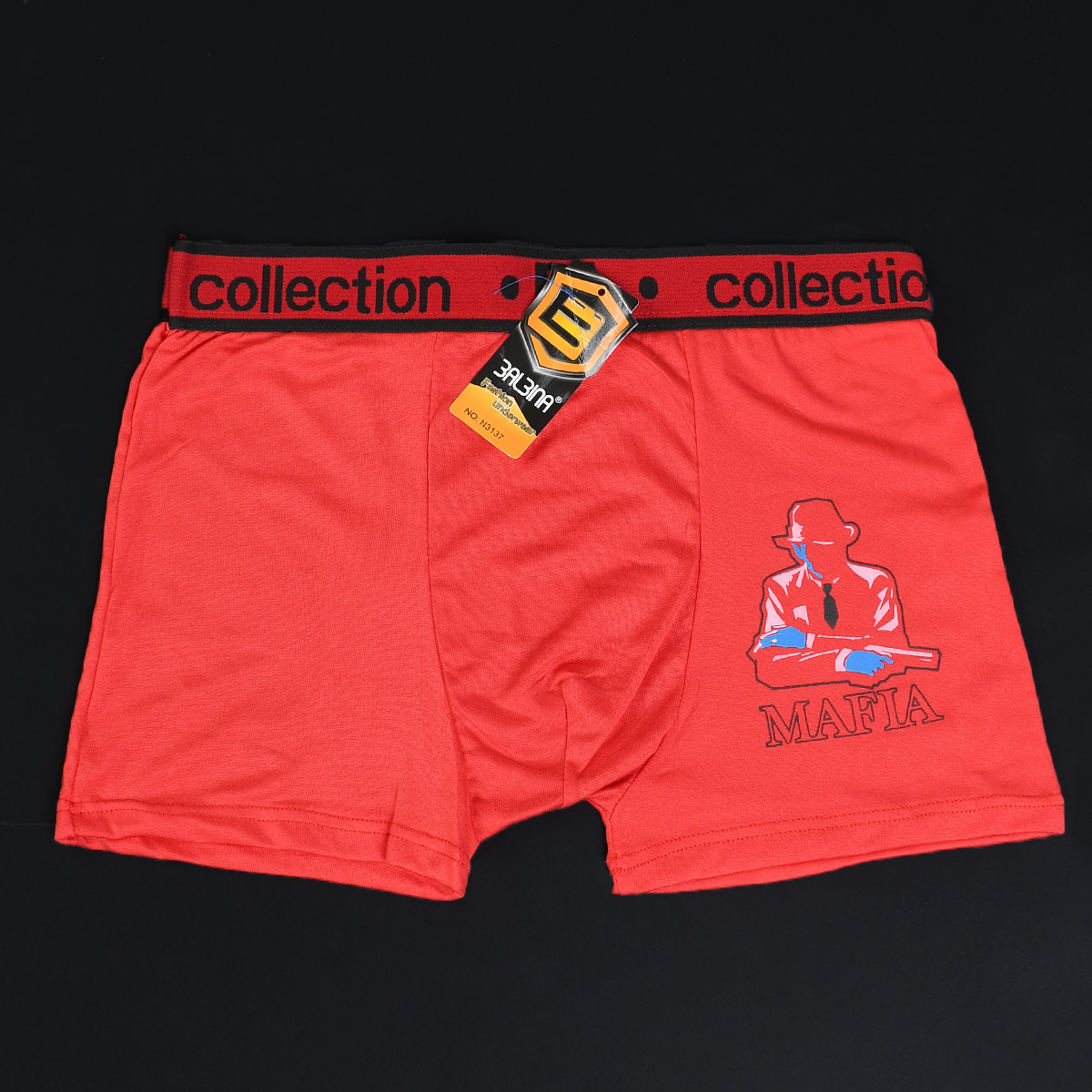 شورت نیم پا قرمز Mafiaمدل ۳۱۳۷(T)