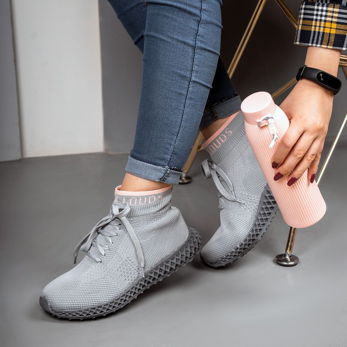 کفش ورزشی زنانه طوسی مدل Vania