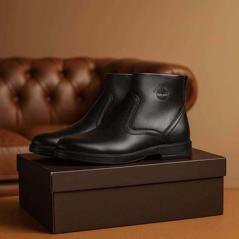 نیم بوت مردانه مشکی مدل Rad