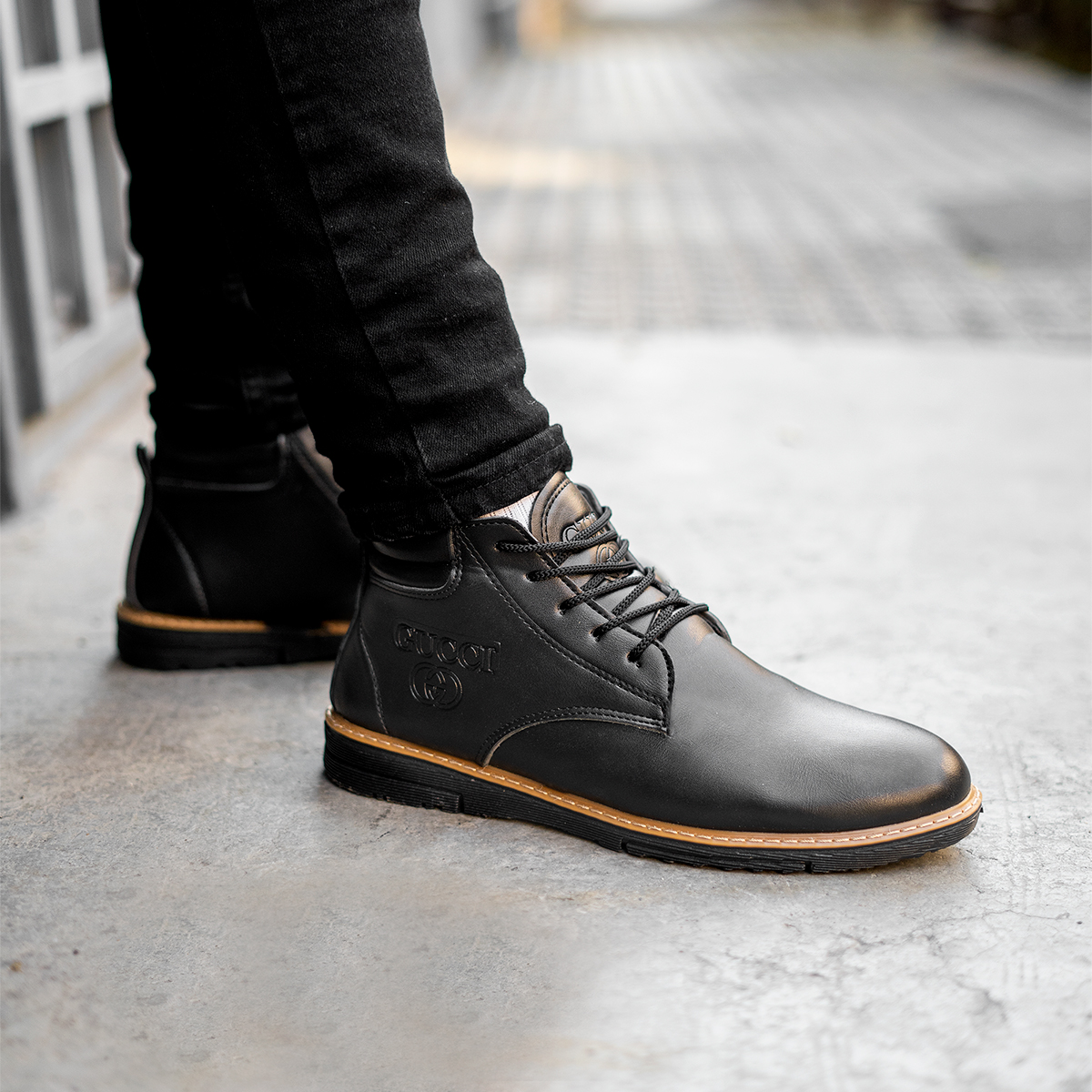 نیم بوت گوچی مردانه مدلinalo