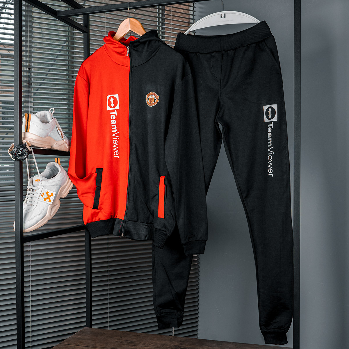 ست سوئیشرت شلوار منچستر مردانه مدل TW22