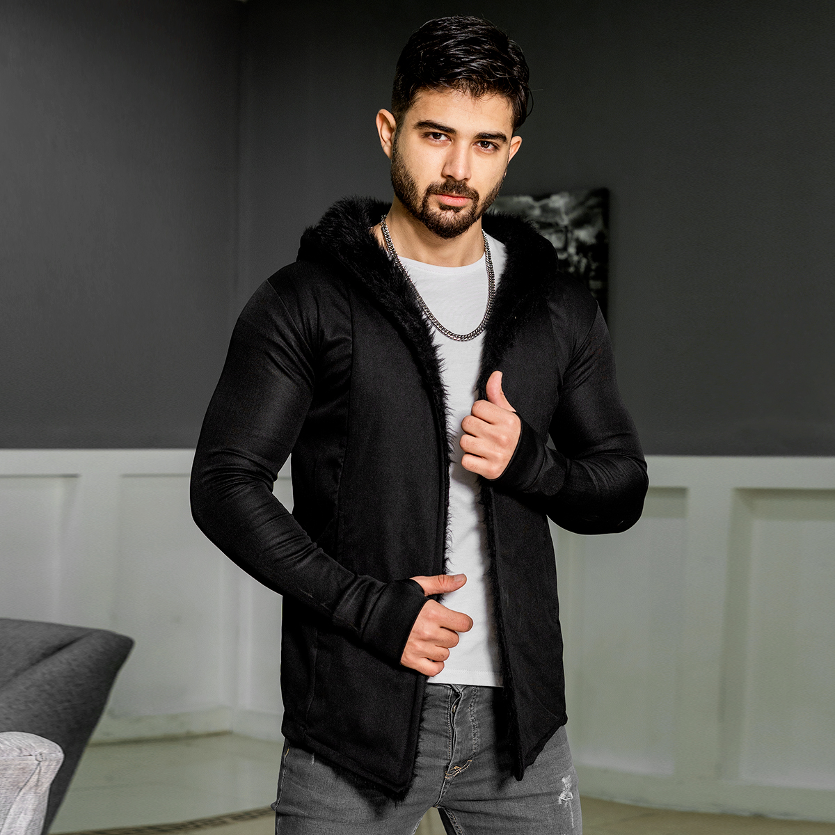 هودی مردانه مدل FLIX