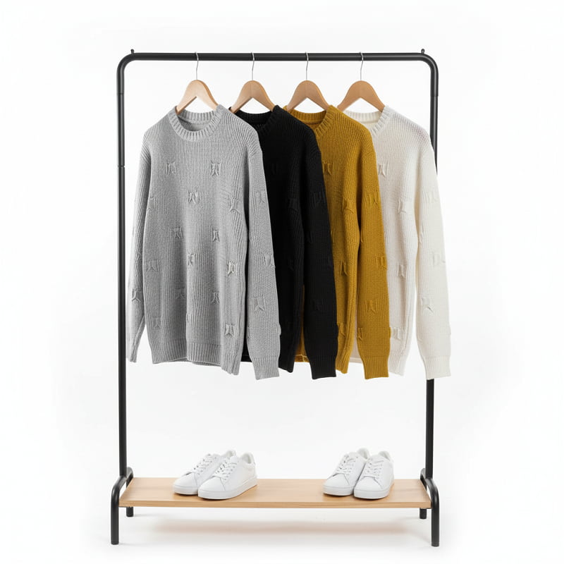 پلیور زاپ دار مشکی مردانه مدلDeta