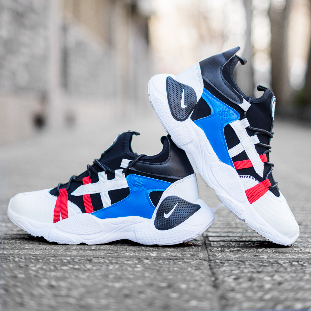 کفش ورزشی سفیدآبی مردانه مدل Ramiar