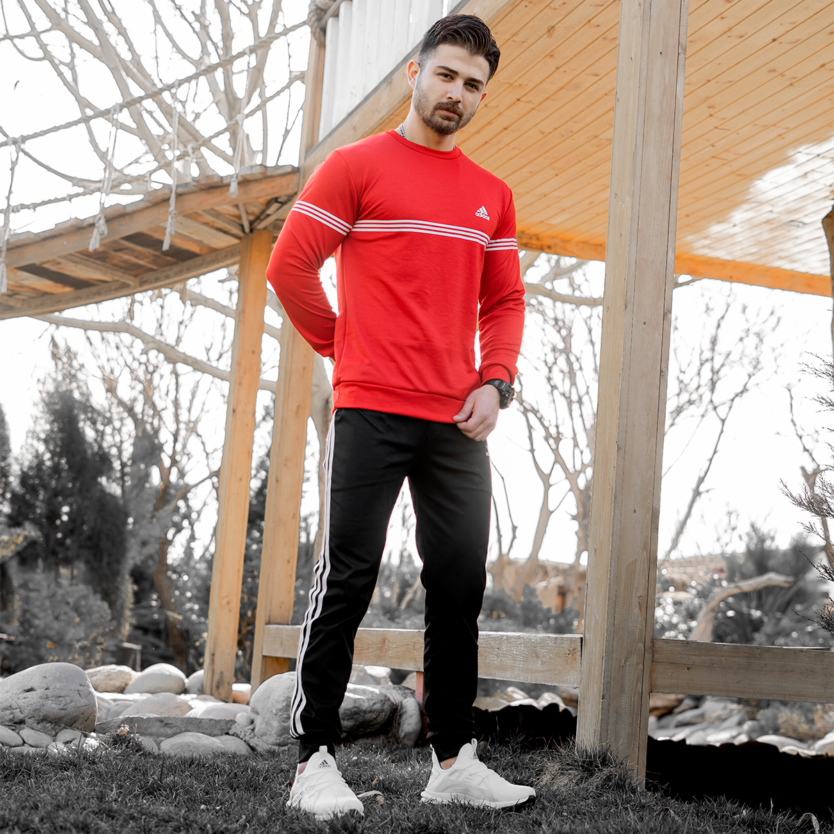 ست بلوز شلوار Adidas مردانه مدل Tida