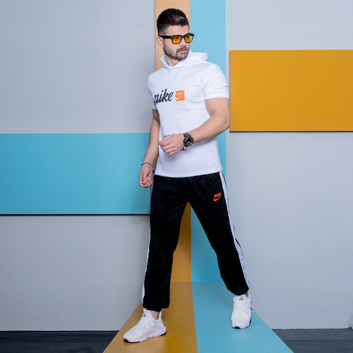 ست هودی شلوار نایک مردانه مدل Js40