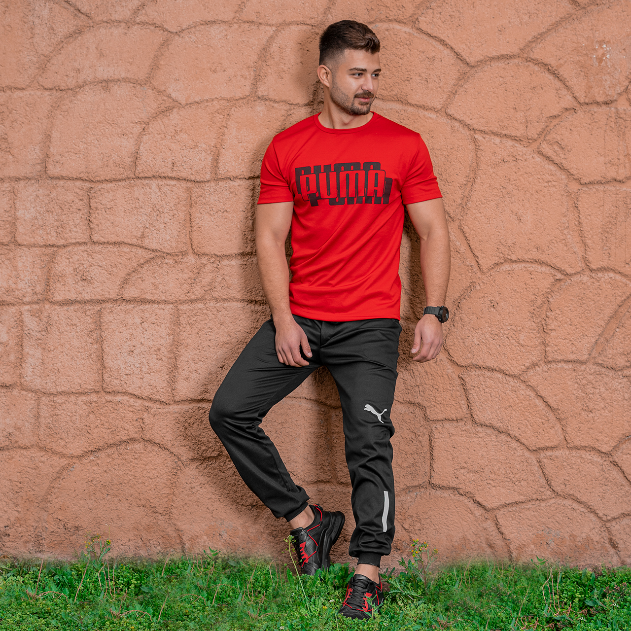 ست تیشرت شلوار پوما مردانه مدلSino