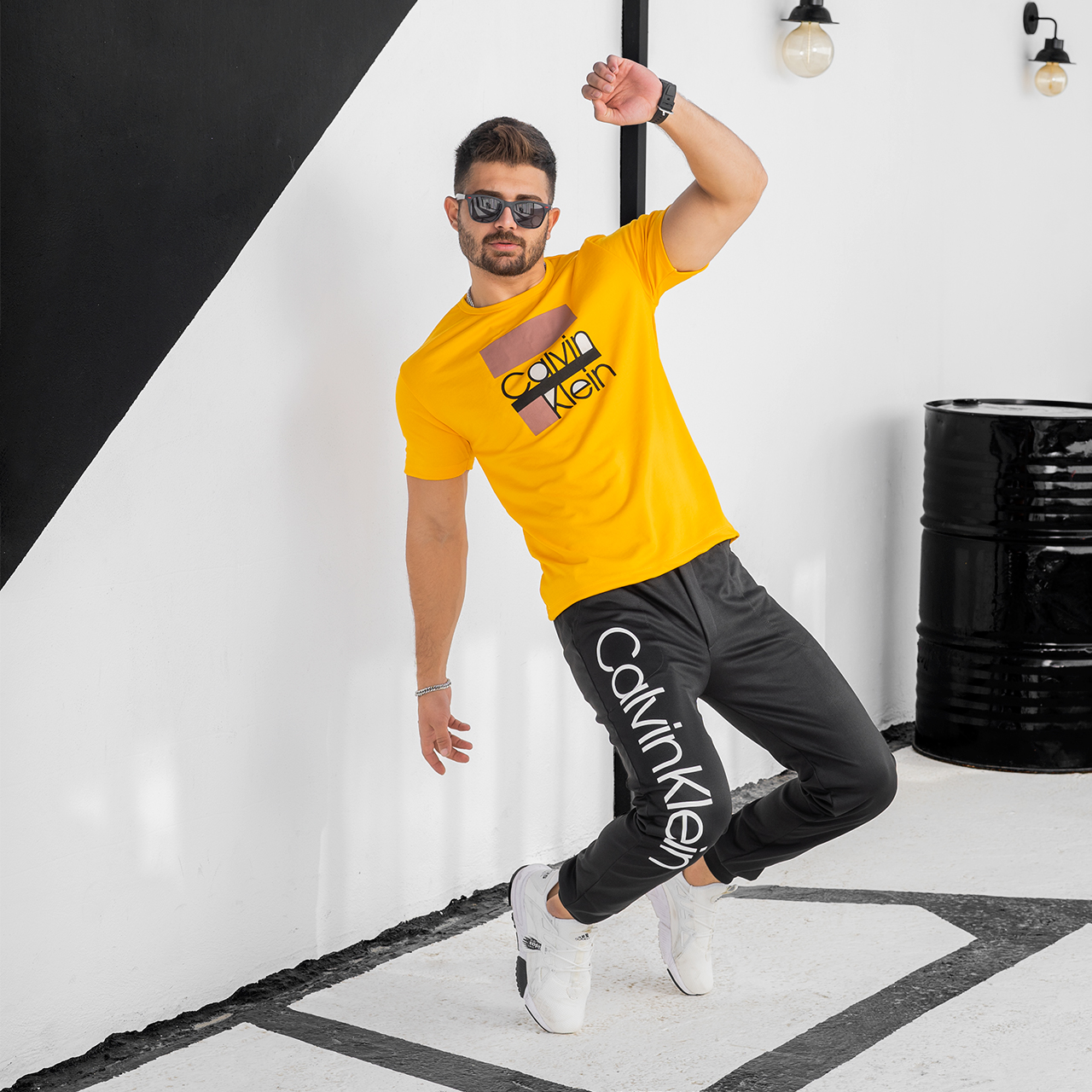 ست تیشرت شلوار مردانه مدل Calvin