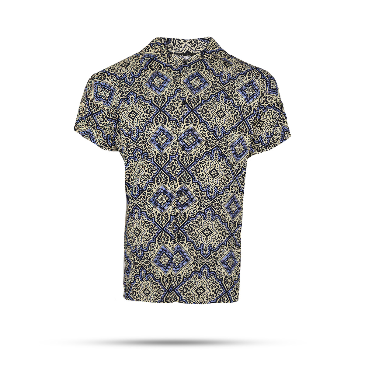 پیراهن مردانه زردبته جقه مدل56