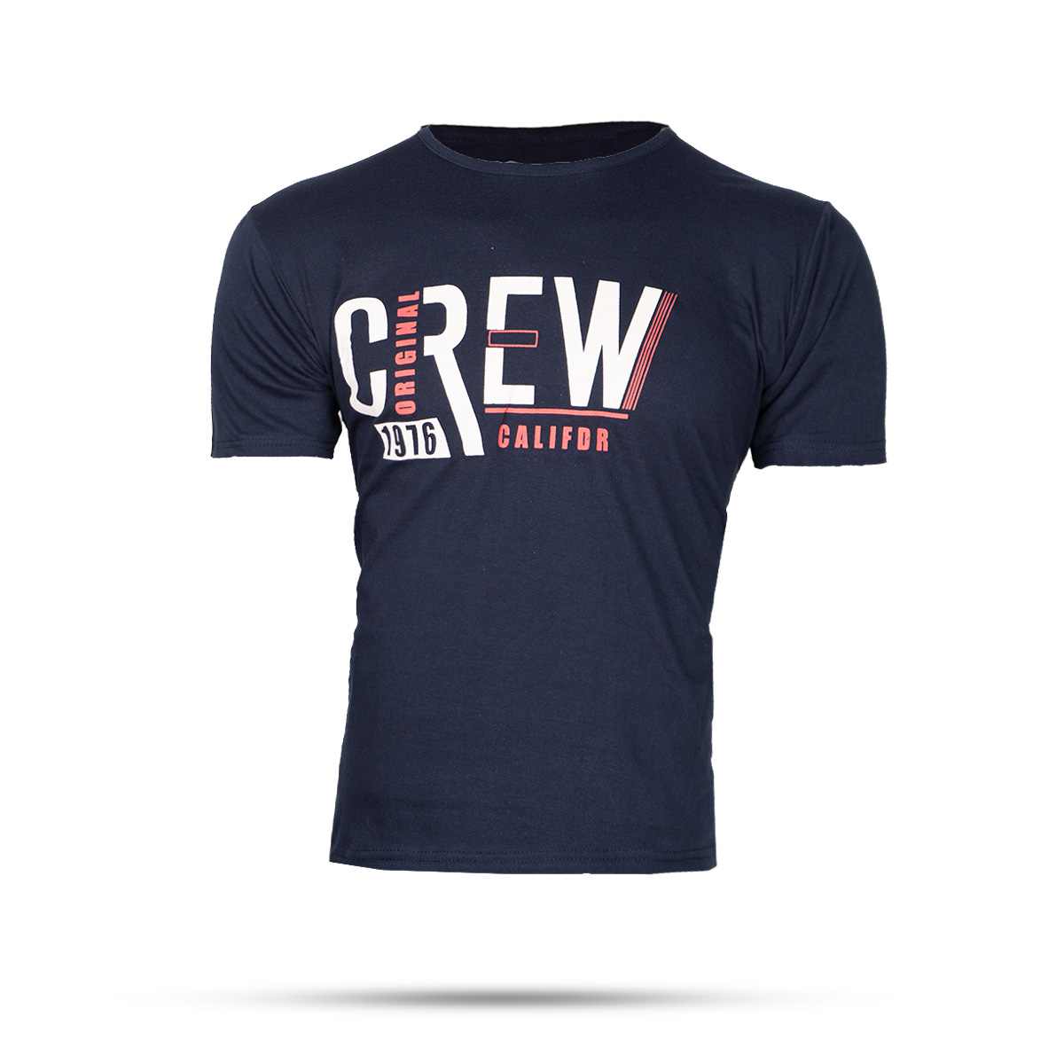 تیشرت مردانه سرمه ای (T) مدل Crew