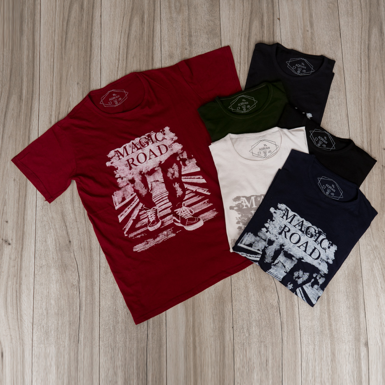 تیشرت (T) مردانه سرمه ای مدل magic