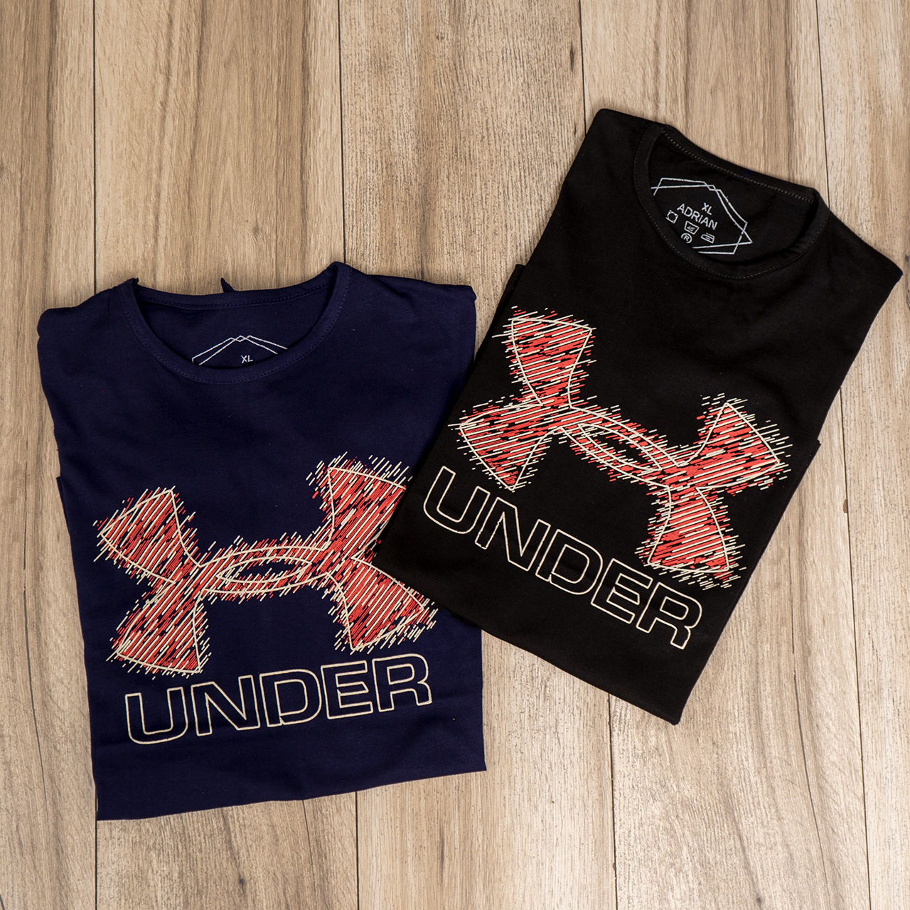 تیشرت مردانه مشکی (T) مدل Under