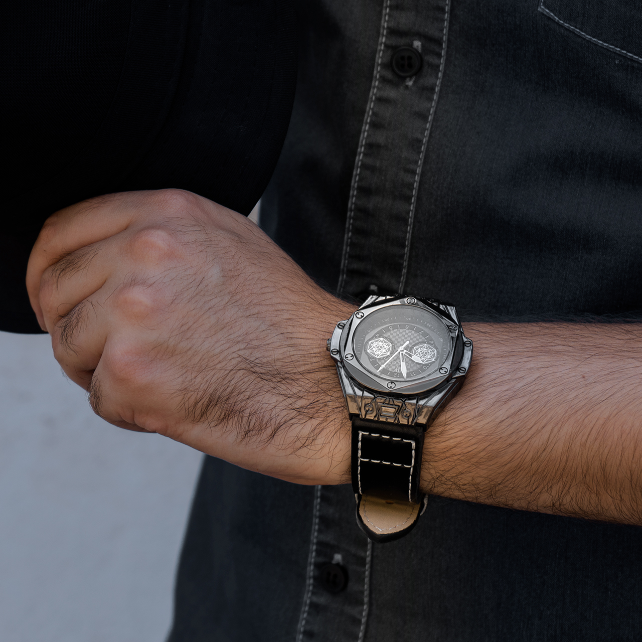 ساعت مچی Hublot مشکی مدل G705