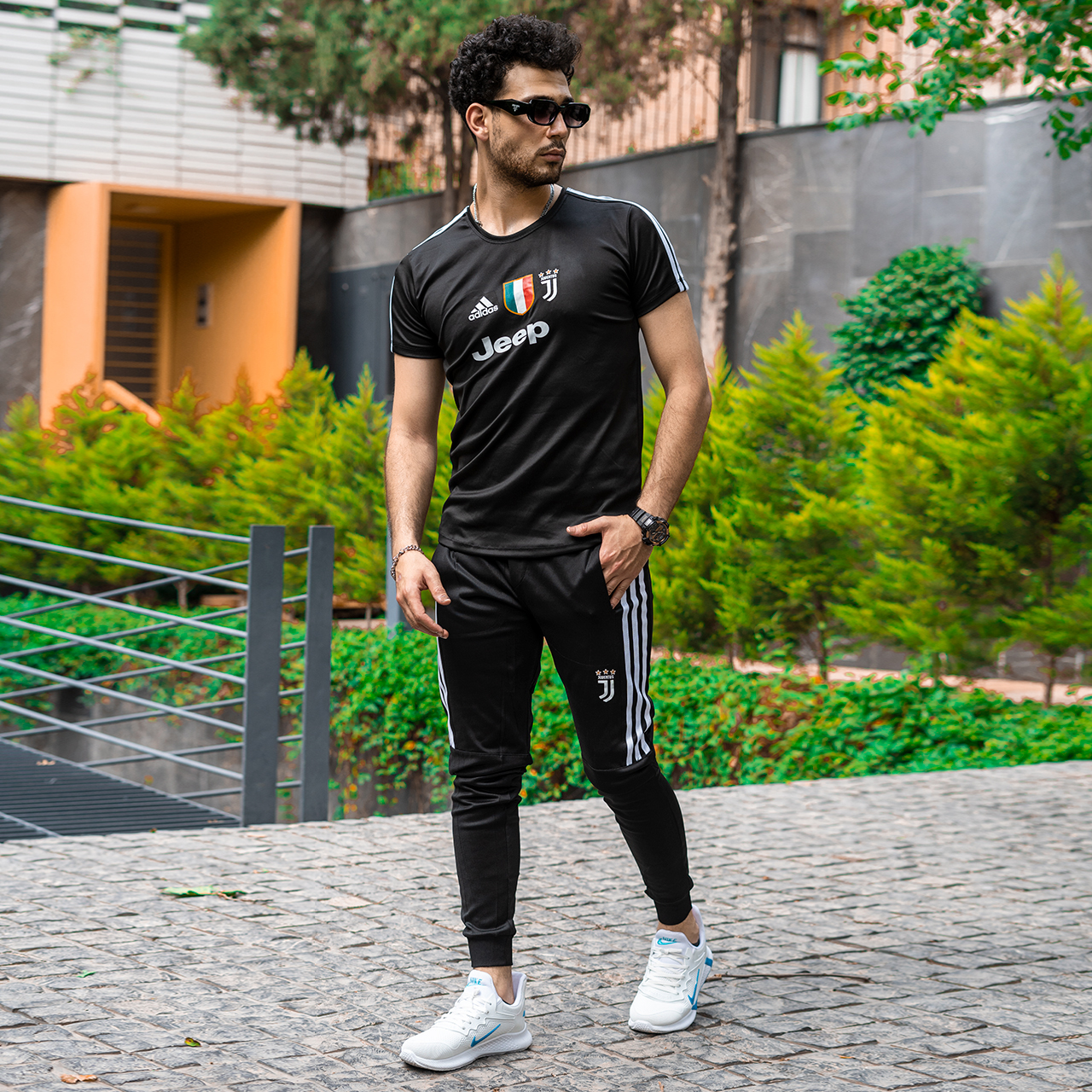 ست تیشرت شلوار یوونتوس مردانه مدل Jeep