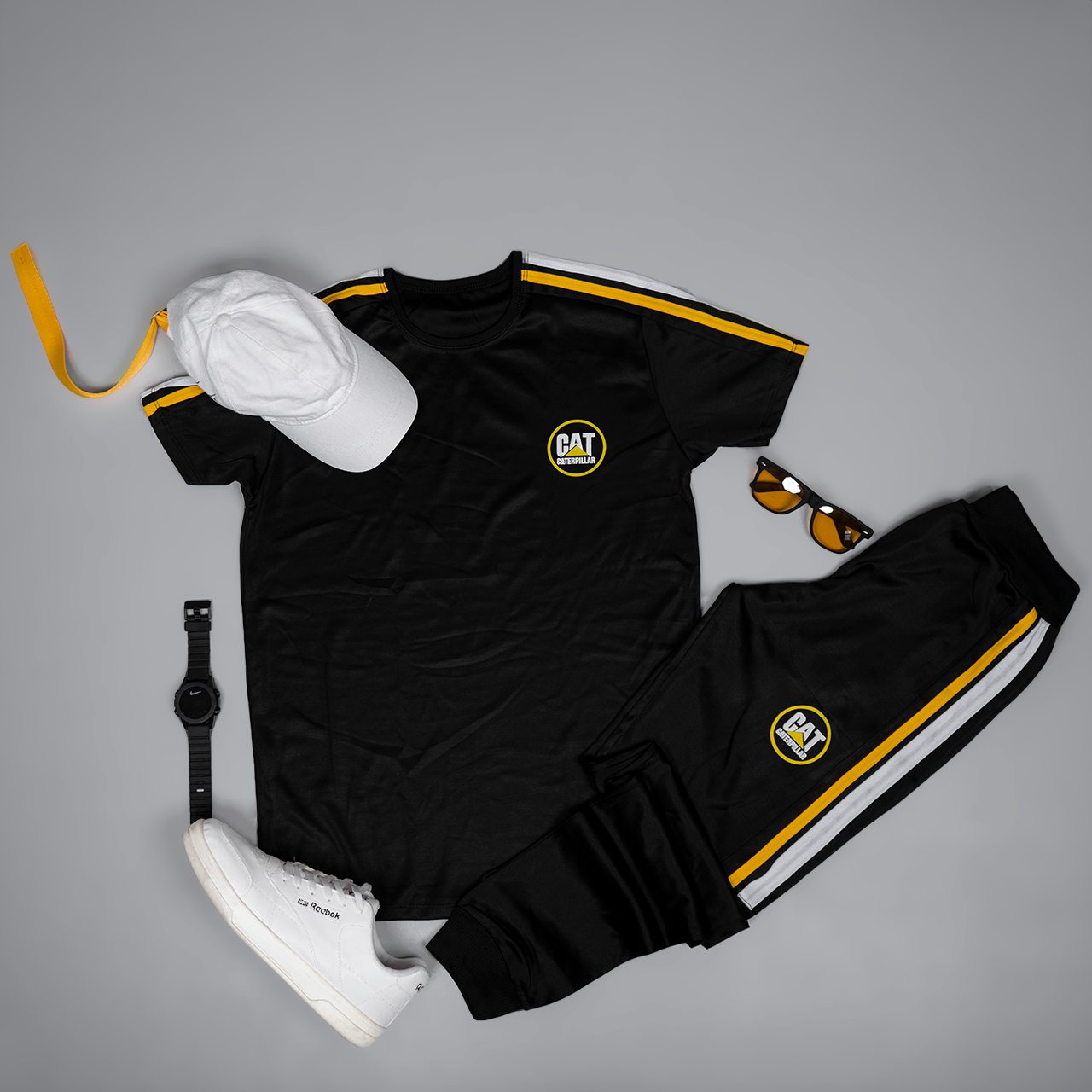 ست تیشرت شلوار Caterpillar مردانه مدل Ardo