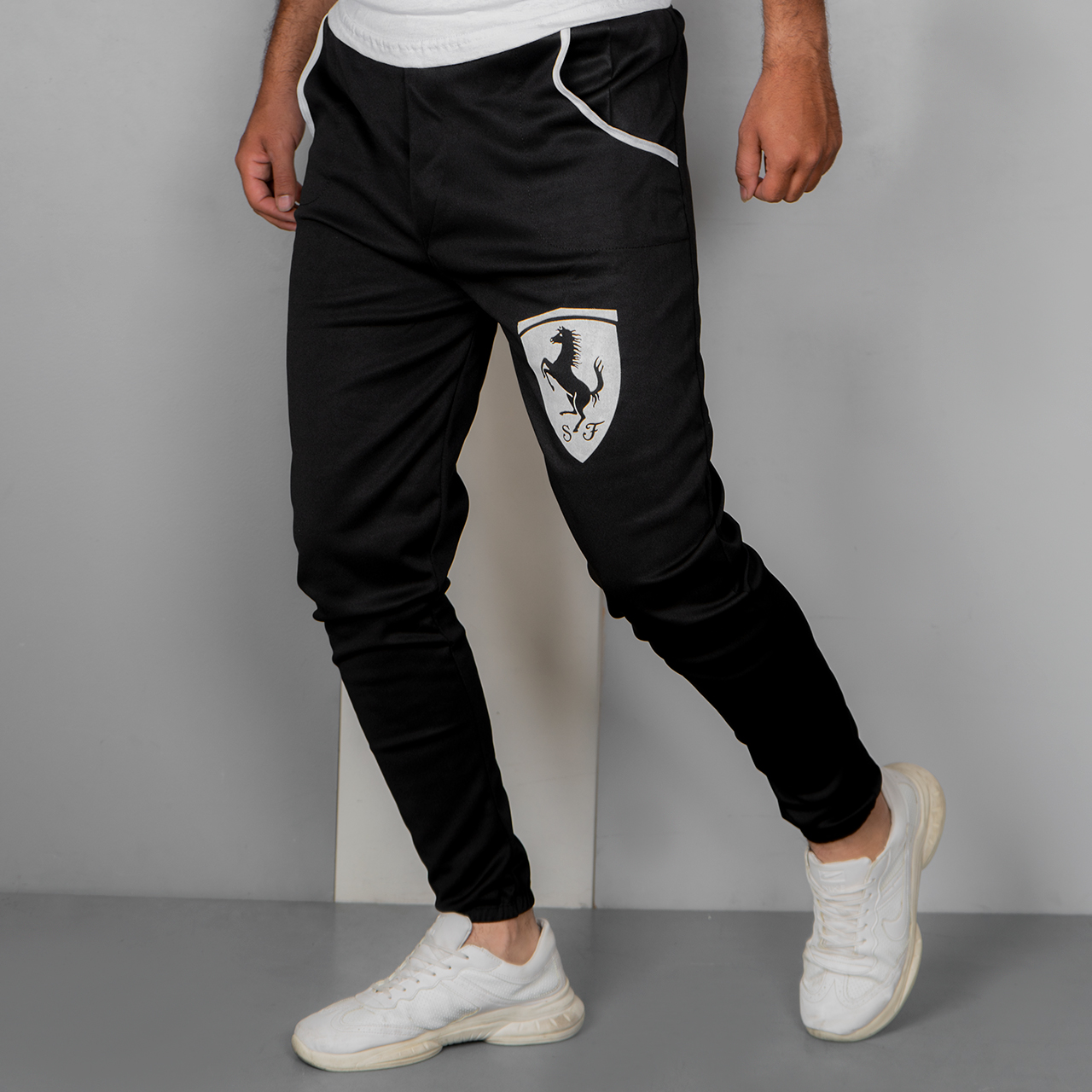 شلوار اسلش مردانه (T) فراری سفید مدل F30