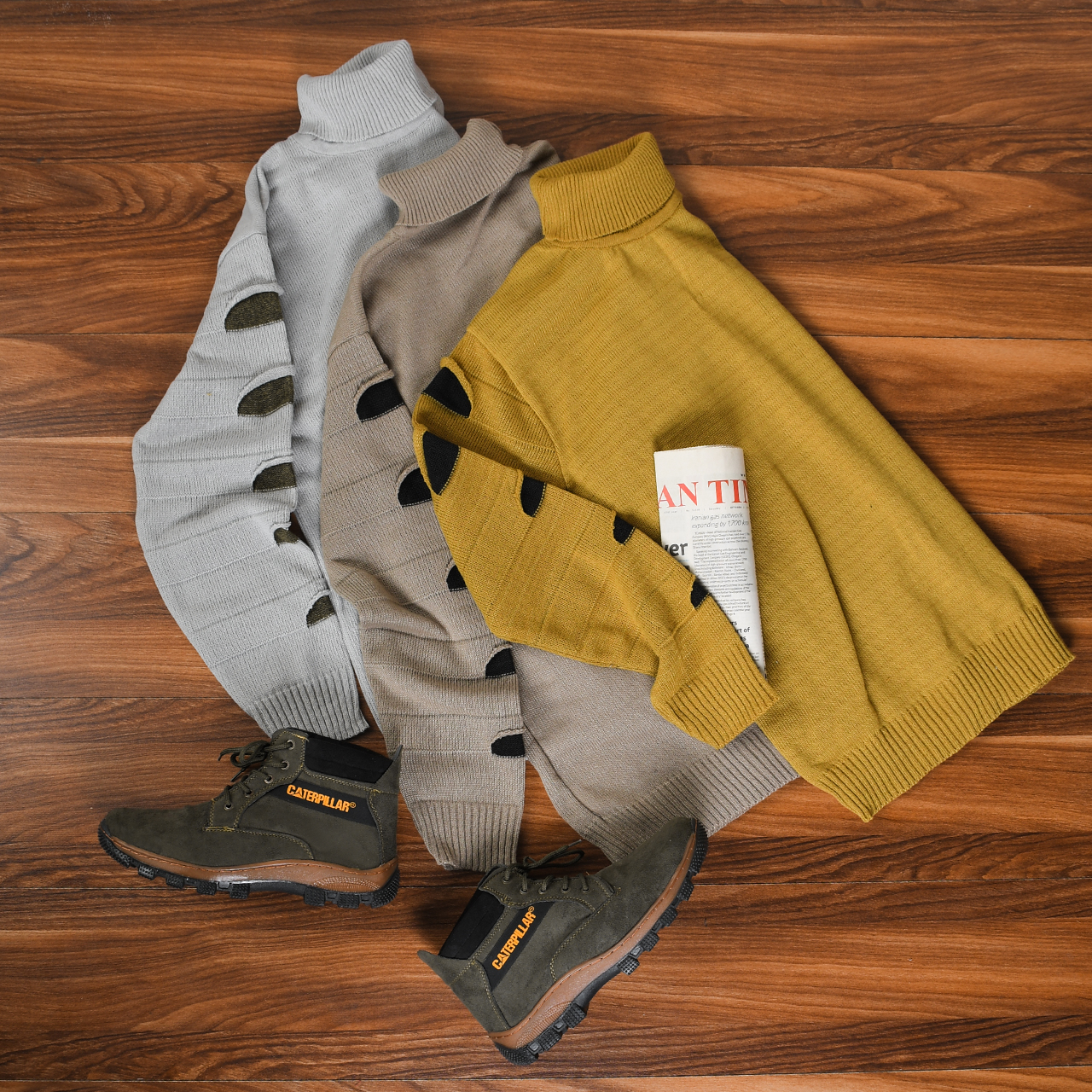 پلیوریقه اسکی کرم مشکی مردانه مدلQ10