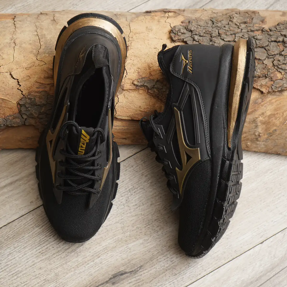 کفش ورزشی مردانه مشکی مدل mizuno