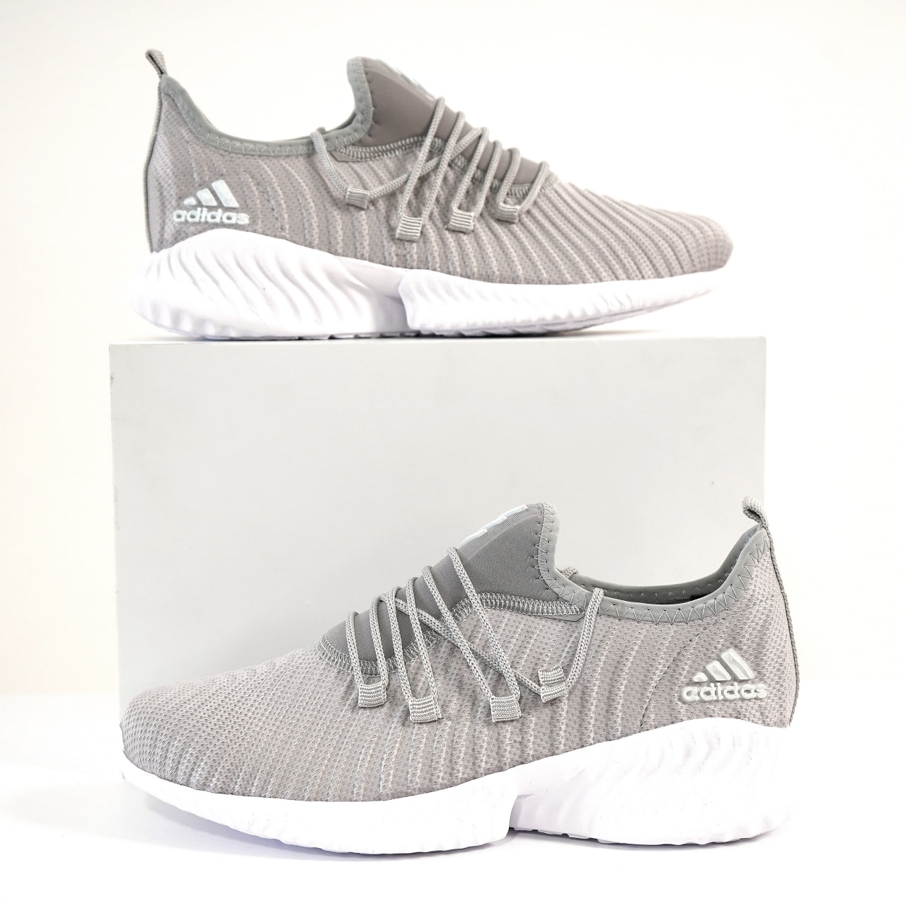 کفش ورزشی Adidas مردانه طوسی مدل River