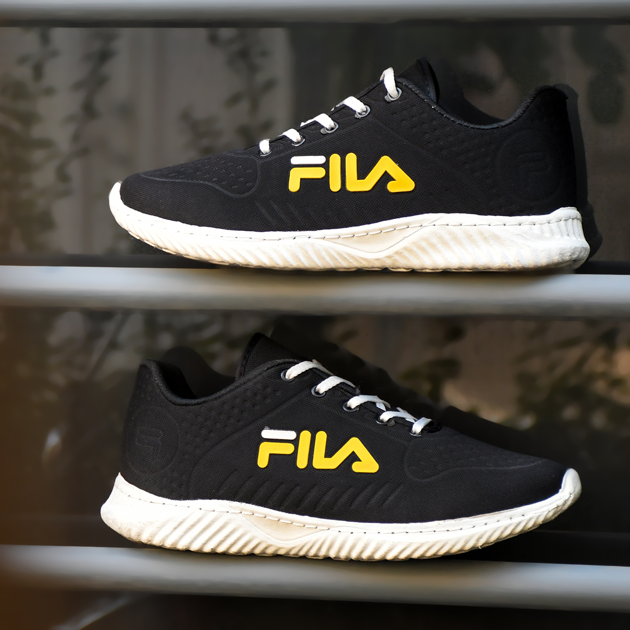 کفش ورزشی فیلا مشکی مردانه مدلFanio