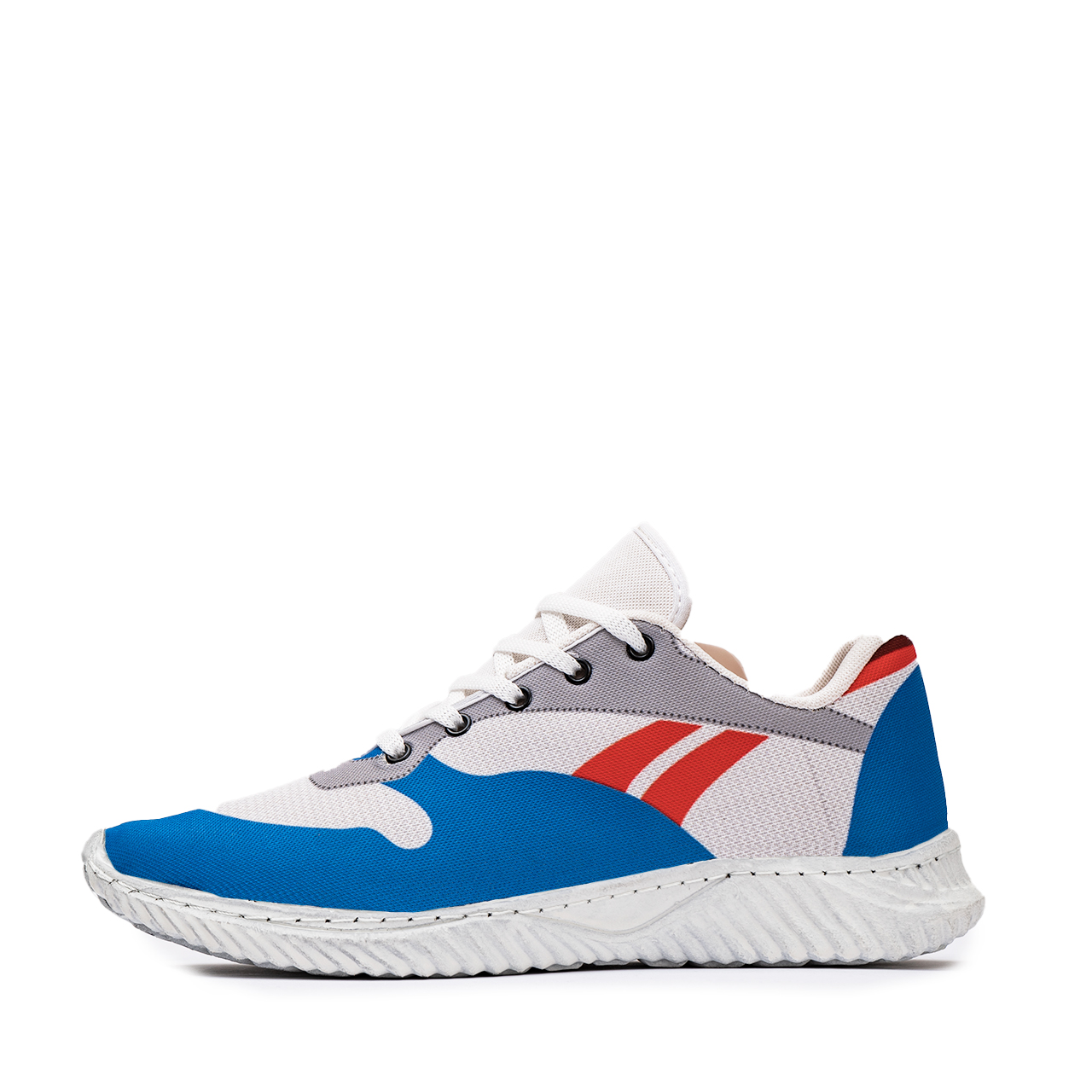 کفش ورزشی مردانه ریبوک آبی سفید مدل saman