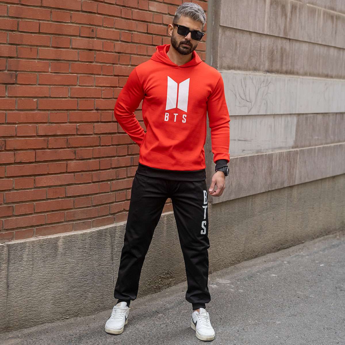 ست هودی شلوار مردانه مدل BTS