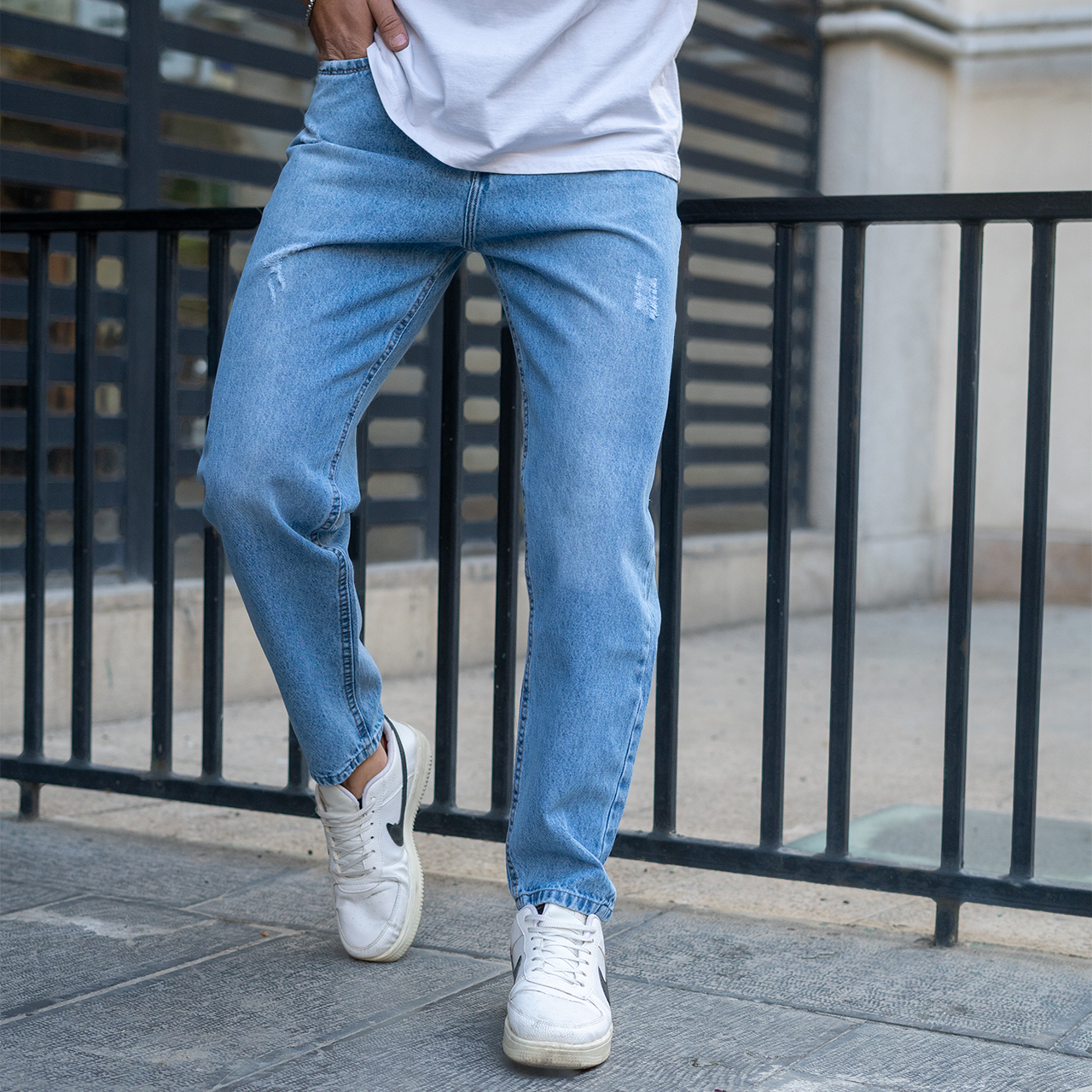 شلوار جین آبی مردانه مدل ABTIN