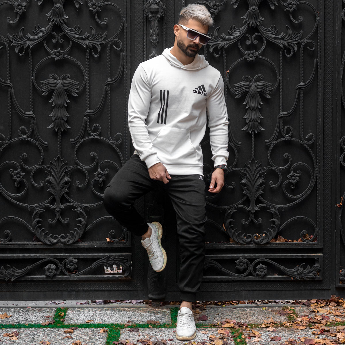 ست هودی شلوار Adidas مردانه مدل gostav