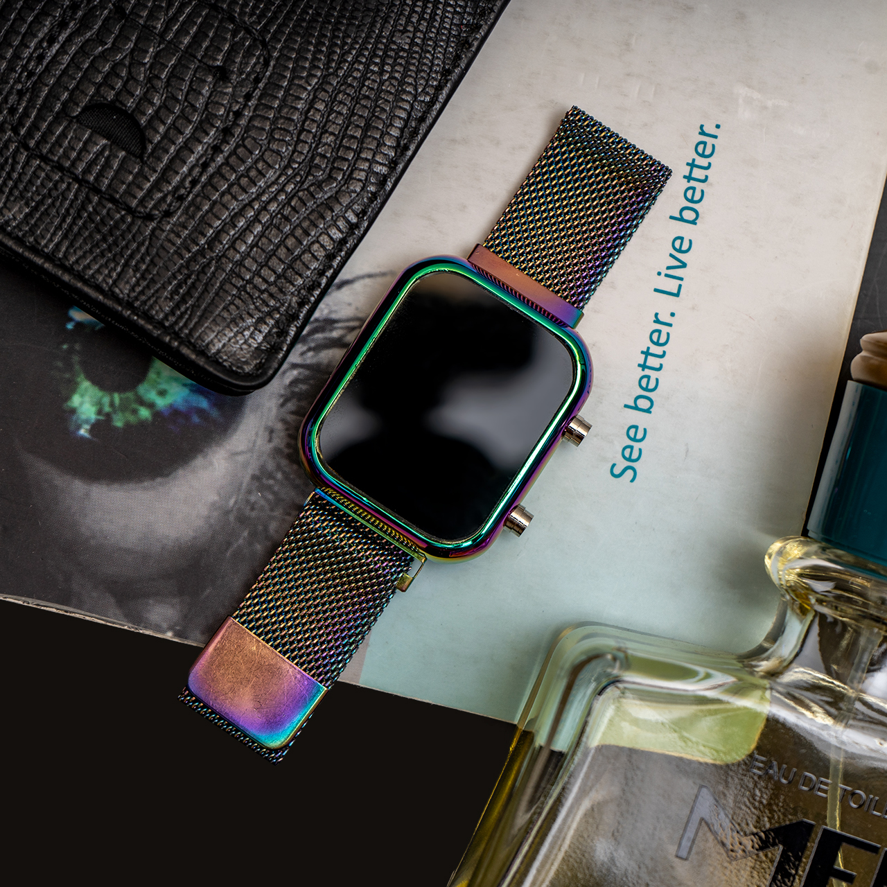 ساعت LED هفت رنگ مدل K99