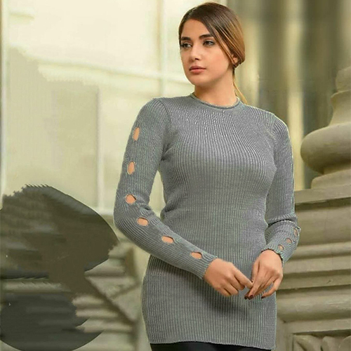 بافت طوسی دخترانه ( زاپ دار) مدل Paria