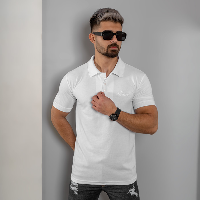 تیشرت مردانه GUCCI سفید مدل WALO