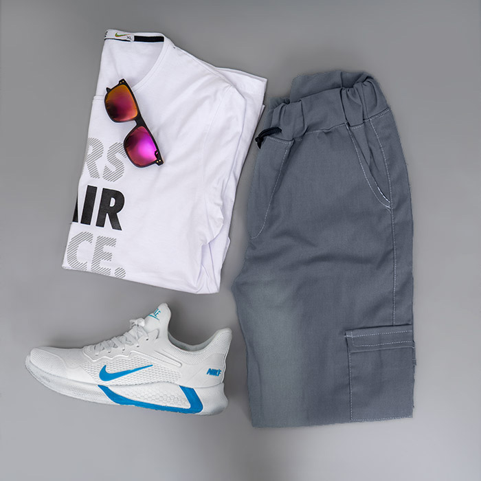 شلوار اسلش ذغالی مردانه مدل BALO