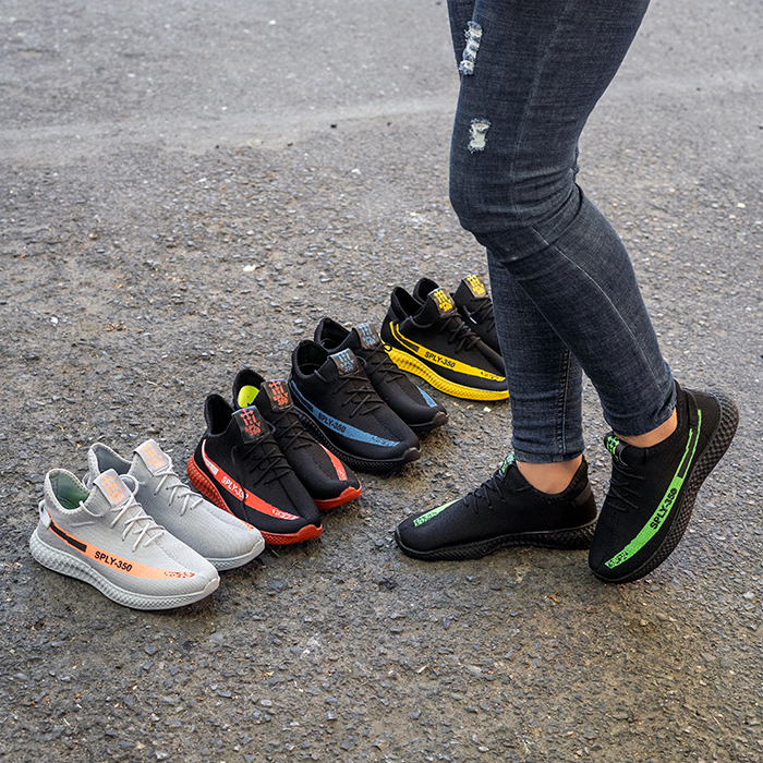 کفش ورزشی SPLY350 مشکی آبی زیره مشکی مردانه مدلYogi