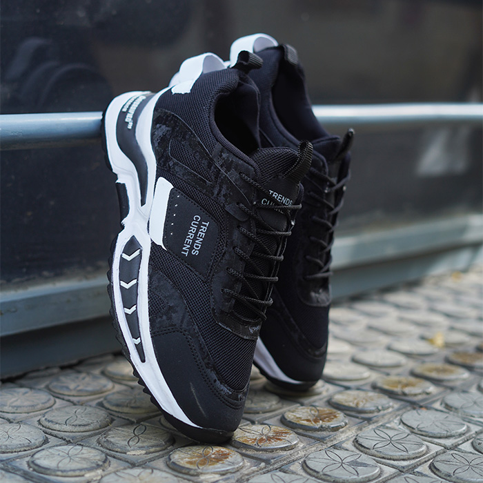 کفش ورزشی مردانه مشکی مدل MANIL